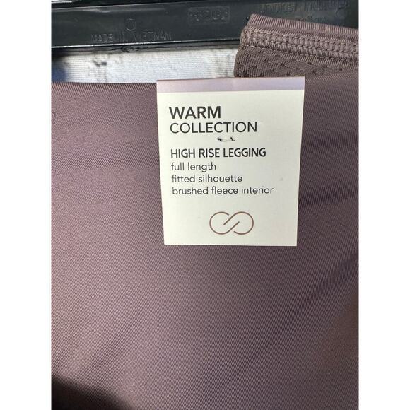CALIA Warm Edition High Rise Full‎ Length Leggings Luxe Muave NWT WOMENS XL - Picture 4 of 6
